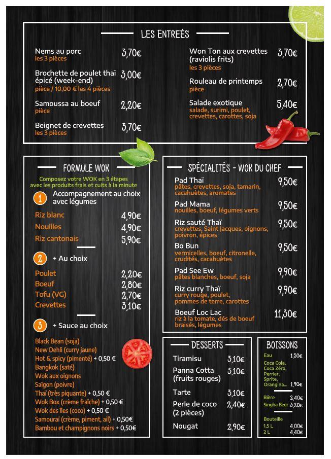 THAÏ BOX - Menu Image 2